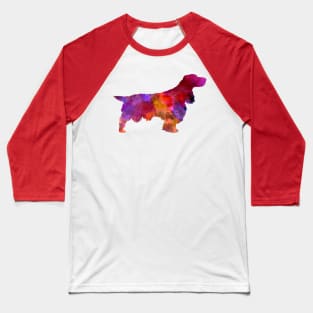 Field Spaniel in watercolor Baseball T-Shirt